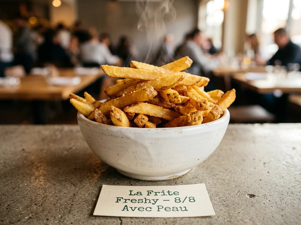 Frites Fraîches Sous Vide Avec Peau 8/8