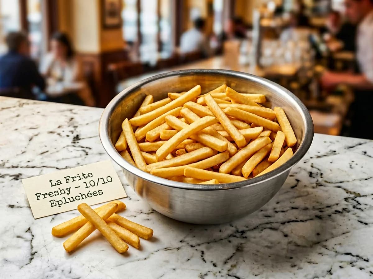 Frites fraîches sous vide épluchées 10/10